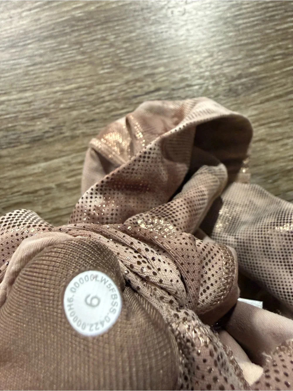 Lululemon Align High-Rise Pant 25” *Shine Diamond Dye Misty Shell Cacao Diffuse
